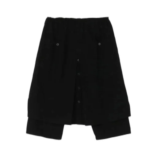 Wildside × Minedenim F.Black Denim Wrap Pants