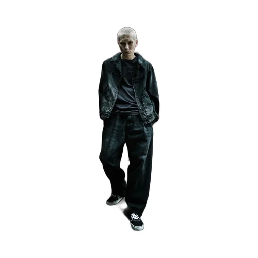 Wildside×Minedenim Black Denim Ranch Jacket