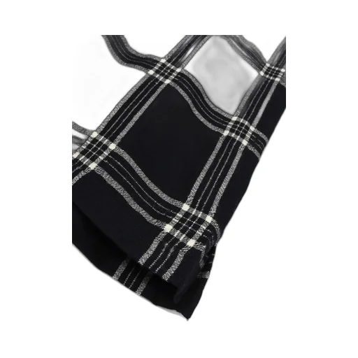 Wildside×Minedenim R.Wool Flannel Check Embroidery Open Collar Sh