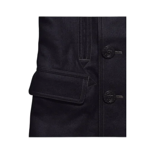 W.Denim Melton Pea Ct