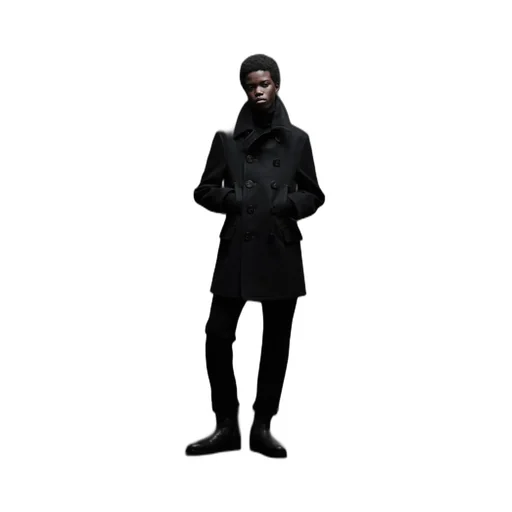 W.Denim Melton Pea Ct