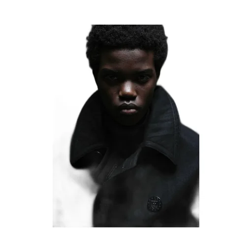 W.Denim Melton Pea Ct