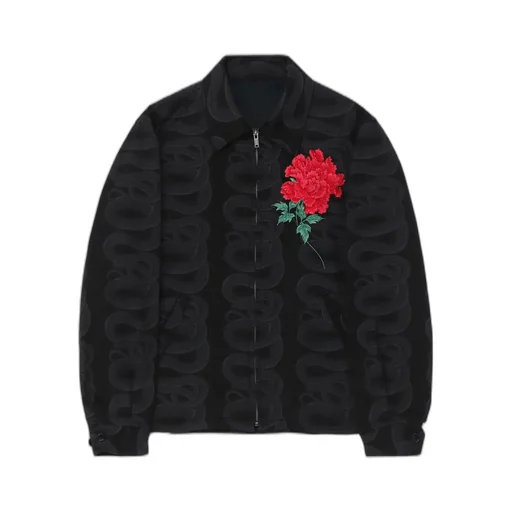 Wildside × Hysteric Glamour Snake Stripe Embroidery Jacket