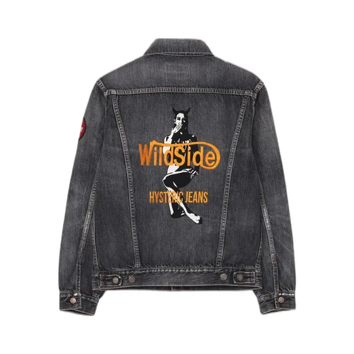 Wildside × Hysteric Glamour Denim Jacket Speak No Evil