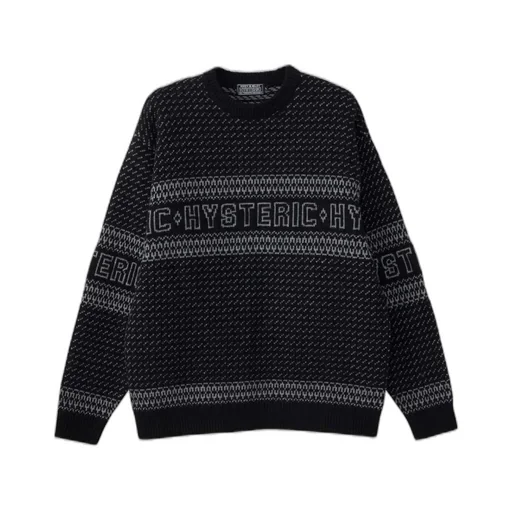 Hysteric Logo Jacquard Sweater