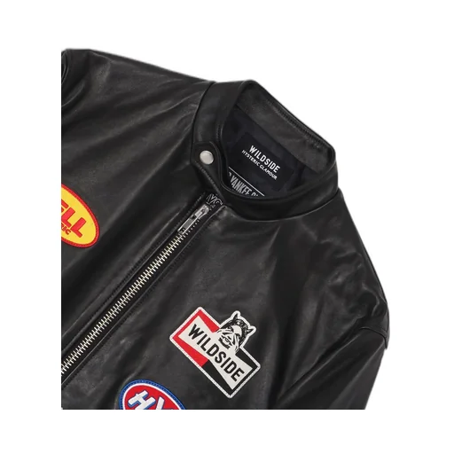 Wildside × Hysteric Glamour Racing Leather Jacket