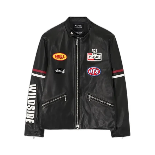 Wildside × Hysteric Glamour Racing Leather Jacket