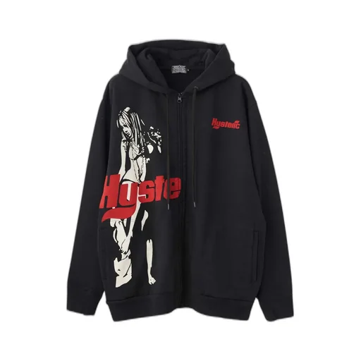 Hysteric Times Zip Up Hoodie