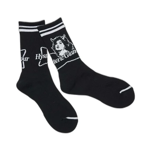 2Tone Devil Woman Sports Socks