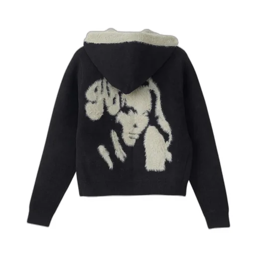Hysteric Woman Jacquard Fabric Hoodie