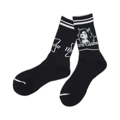 2Tone Devil Woman Sports Socks