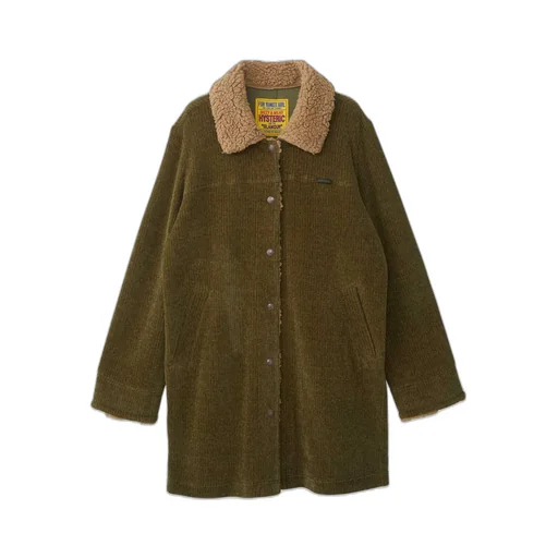 Fleece-Lined Balmacaan Coat