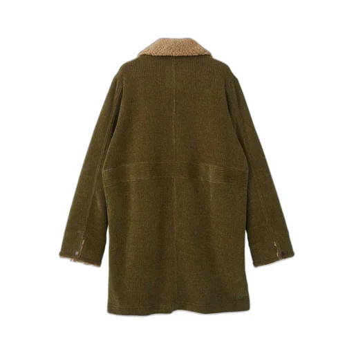 Fleece-Lined Balmacaan Coat