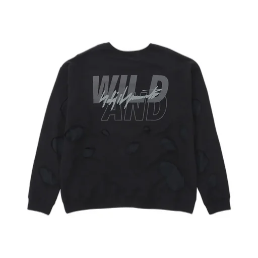 Wildside × Wind And Sea Damage Cutting Sweat Shirt