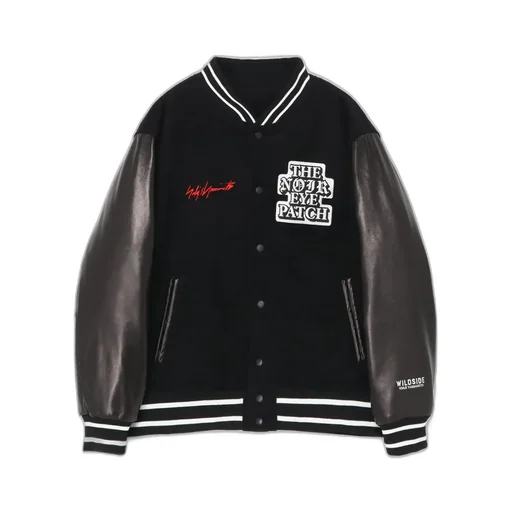 Wildside × Blackeyepatch Noir Eye Patch Varsity Jacket