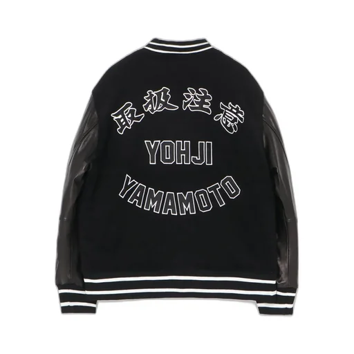 Wildside × Blackeyepatch Noir Eye Patch Varsity Jacket