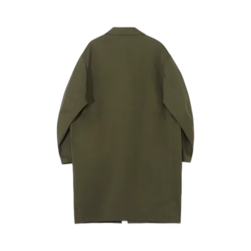 Katsuragi Cotton Soutien Collar Zipper Coat