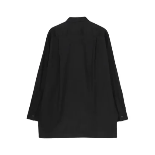 T/R Twill Floral Thread-Drop Embroidered Shirt