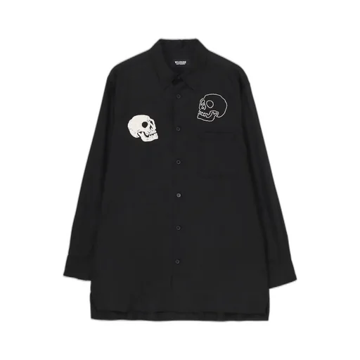 T/R Twill Skull Embroidered Shirt