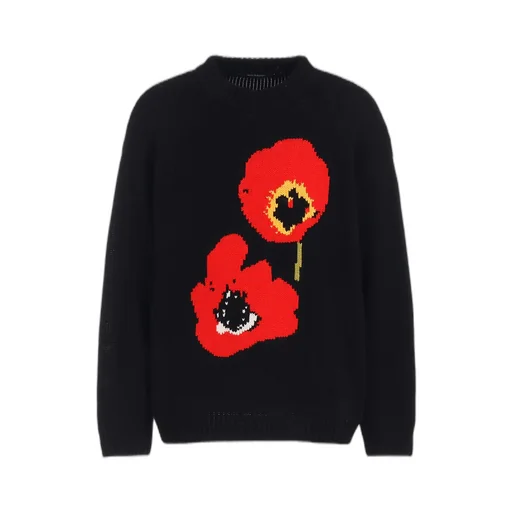 Bloom Intarsia Knit Pullover
