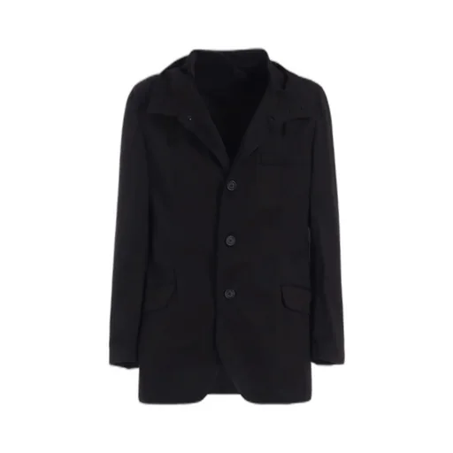 Cotton Chino Hooded Jacket