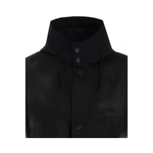 Cotton Chino Hooded Jacket