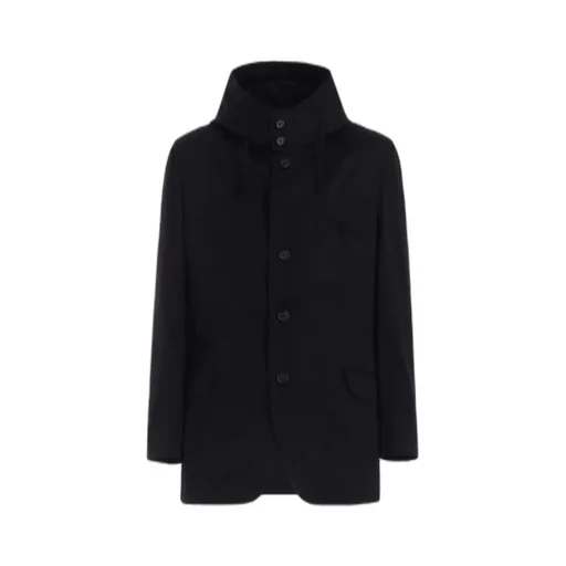Cotton Chino Hooded Jacket