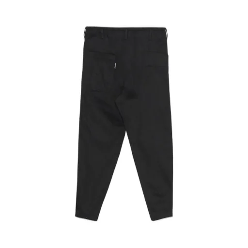 Cotton Chino Asymmetry Pocket Drawstring Pants
