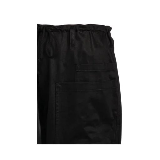 Cotton Chino Asymmetry Pocket Drawstring Pants