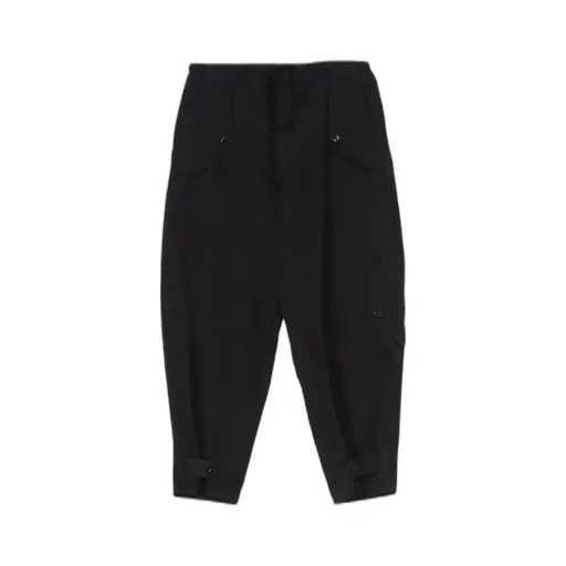 Cotton Chino Flap Pocket Drawstring Pants