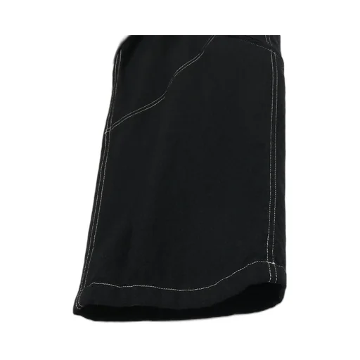 Fulling Wool Drawstring Loose Silhouette Zipper Pants
