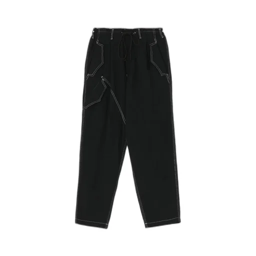 Fulling Wool Drawstring 1Tuck Pants