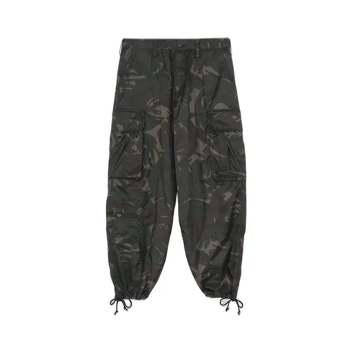 Camo Nylon Cargo Pants