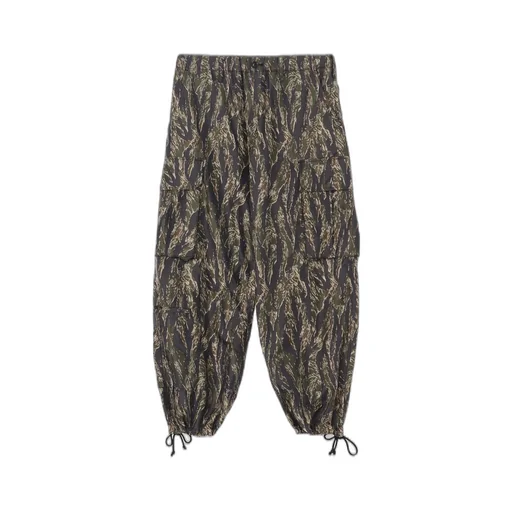Tiger Camo Nylon Cargo Pants
