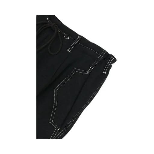 Fulling Wool Drawstring 1Tuck Pants