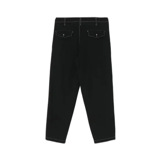 Fulling Wool Side Tape Pants