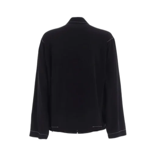 Ta/Pe Crepe De Chine Zip Up Blouson