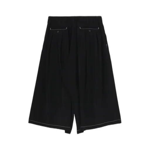 Ta/Pe Crepe De Chine Tucked Half Pants
