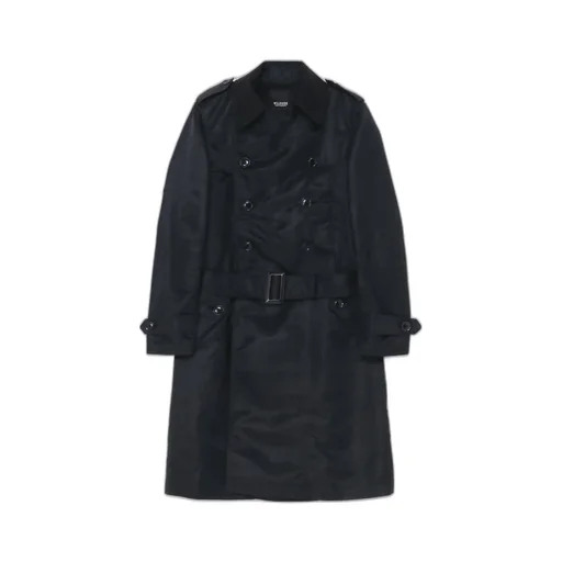 Nylon Twill Trench Coat