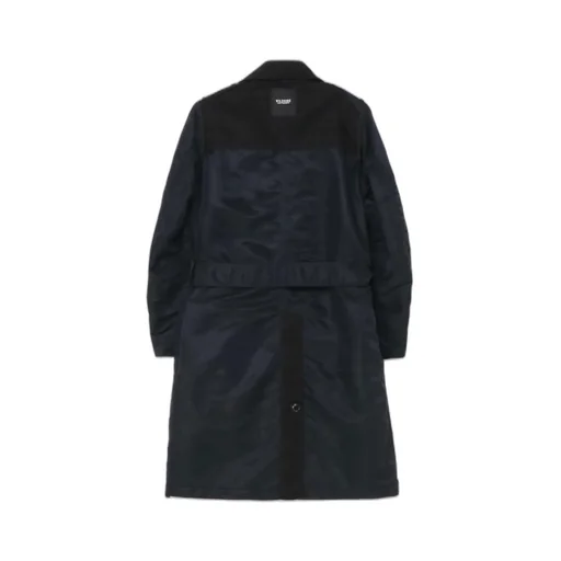Nylon Twill Trench Coat