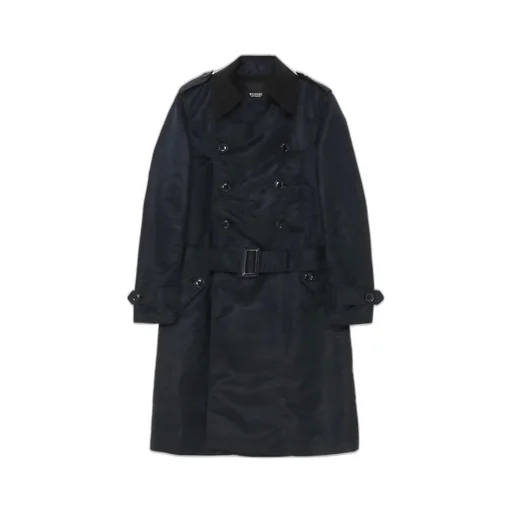 Nylon Twill Trench Coat