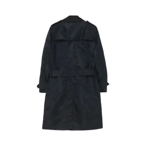 Nylon Twill Trench Coat