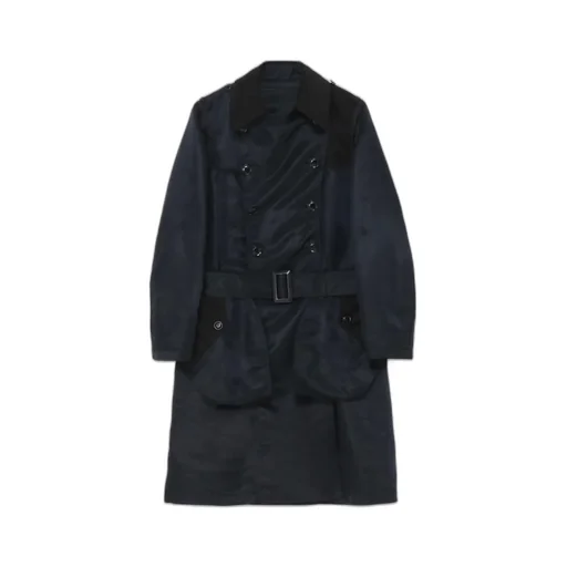 Nylon Twill Trench Coat