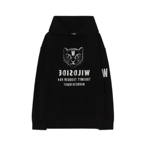 Cat Face Pullover Hoodie