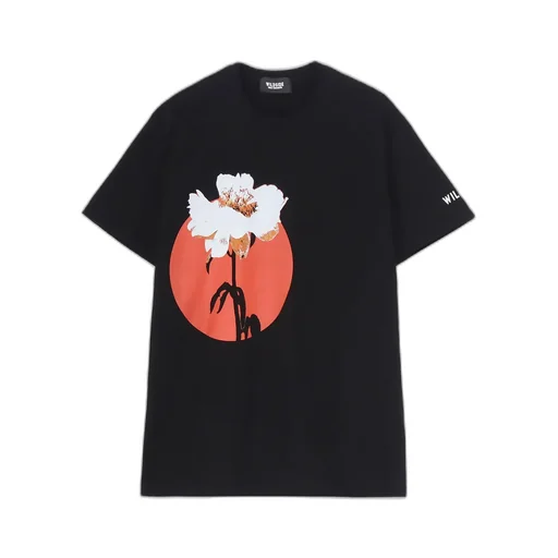 Red Circle Flower T-Shirt