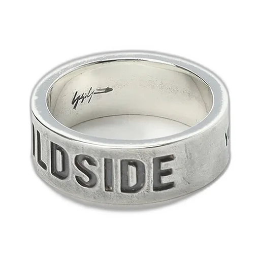 Wildside Silver Logo Ring