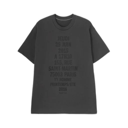 Yohji Yamamoto Pour Homme Invitation T-Shirt（2016Ss）