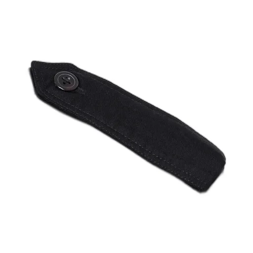 Cotton Jersey Shoulder Strap Henley Neck Long Sleeve T-Shirt