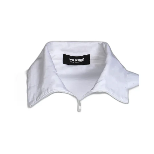 Cotton Jersey Half Zip Long Sleeve T-Shirt