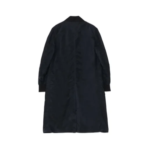 Nylon Twill Soutien Collar Coat